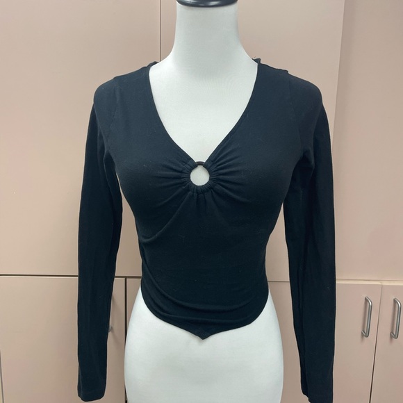 Hollister Y2K 5 piece lot baby tees crop tops knit cardigan shrug vest size XS - Picture 2 of 16